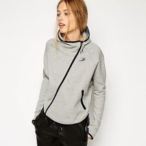 Nike Tech Fleece Butterfly Hoodie Asymmetric Zip